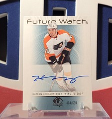 Hayden Hodgson 2022-23 - Future Watch Retro Auto Rookie Upper Deck /699